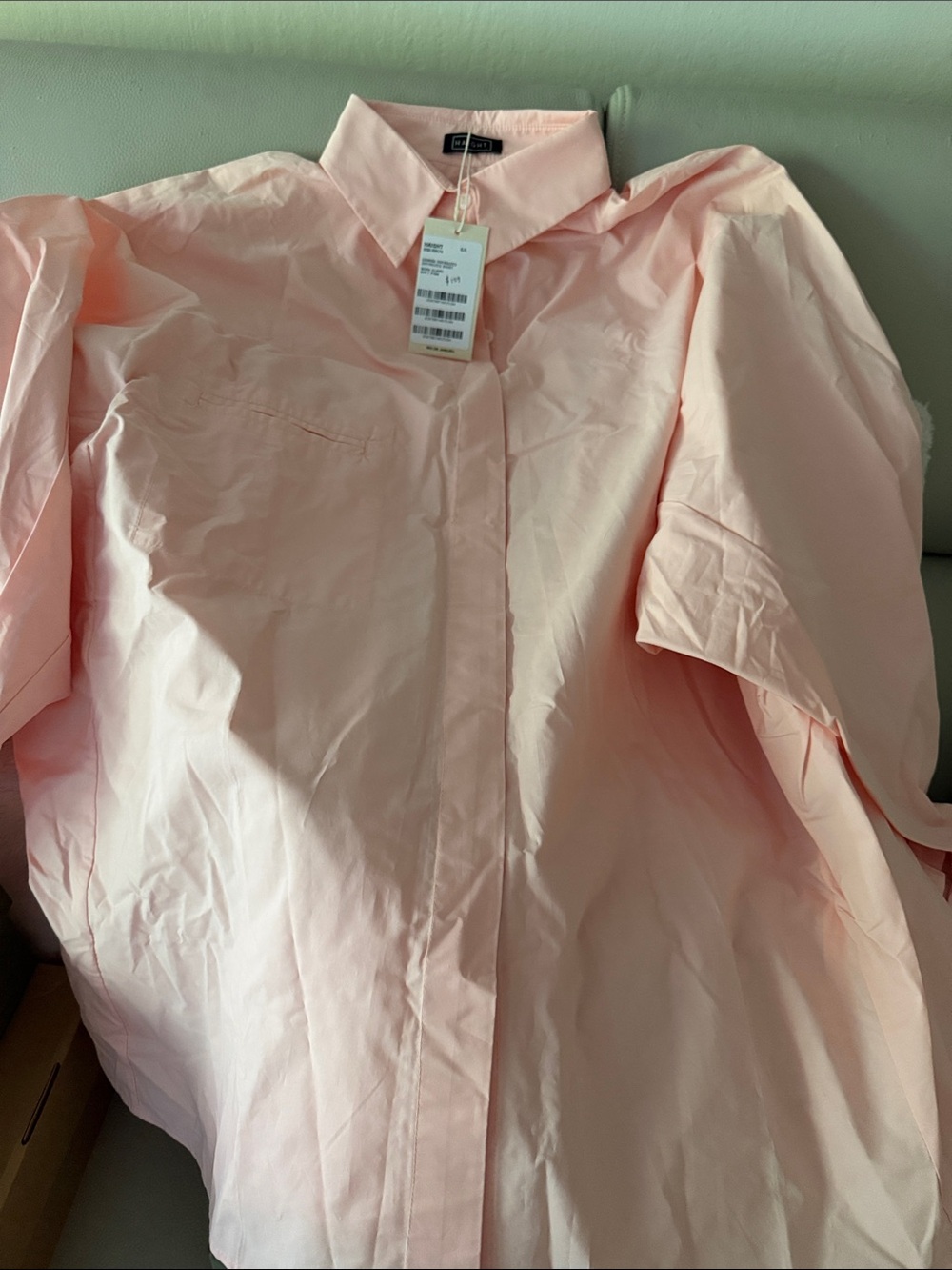 Women's Light Pink Shirt Jacket Blazer - from Rio de Janeiro
